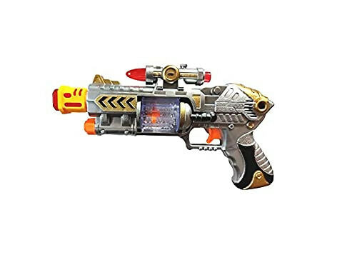 Intergalactic Laser Space Gun with Flashing Lights and Sound Effects (TPT)