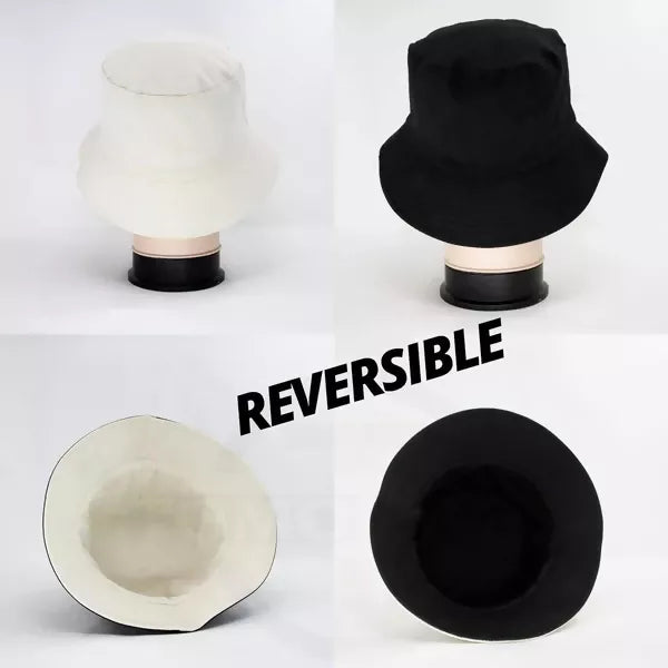 Tomorrow_Bucket_Hat_for_Women_Men_Teens_Reversible_Beach_Sun_Hats_Fisherman_Cap_for_Travel_Black_Cream_Revercible_2_in_1_-_Tomorrow_Fashion_-_-405394