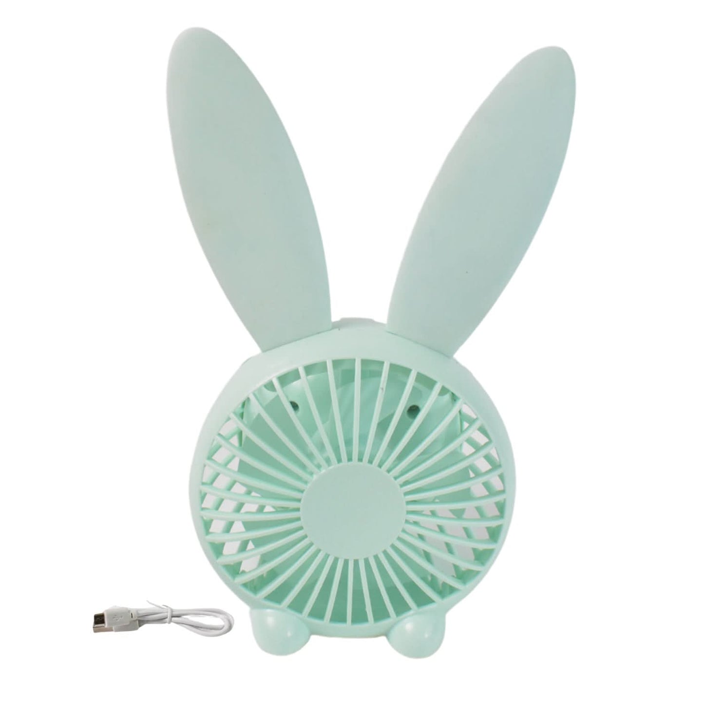 USB Mini Desk Fan – Rabbit Shape Silent Cooling Fan