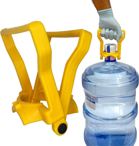 Water Can Handle Water Bottle Lifter (Yellow) 20L - HalfPe