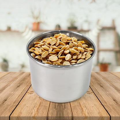 Multipurpose Stainless Steel Airtight Containers With See Through Lid (2 Pc / 500 Ml)