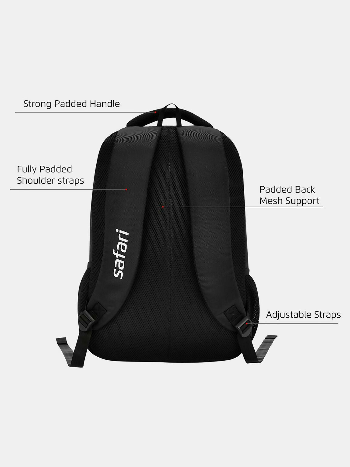 SAFARI Large 37 L Backpack Pulse 4 (Black)