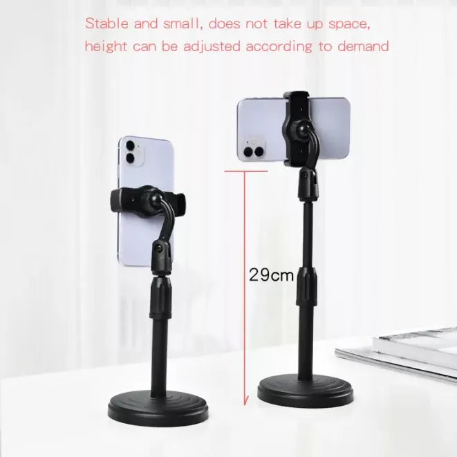 Adjustable Mobile Stand for Table – Desktop Phone Holder for All Smartphones ABHI Mobiles