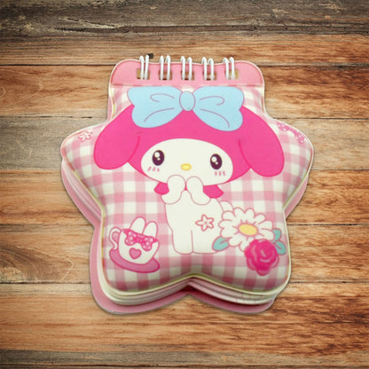 Mini Cartoon Personal Diary – Pocket-Size Travel Notebook with Printed Fancy Pages (1 Pc)