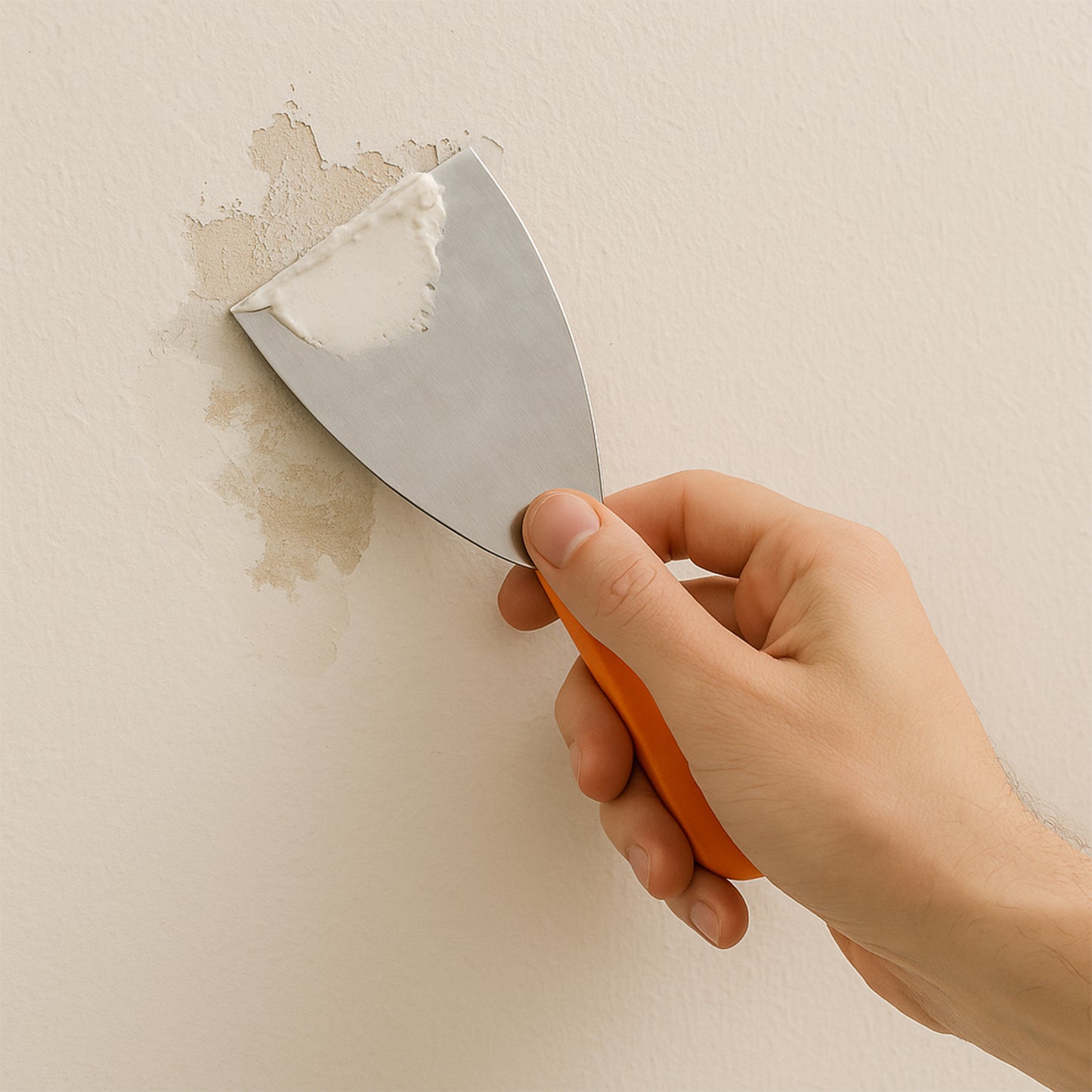 Putty Knife Set With Soft Rubber Handle (1 Pc)