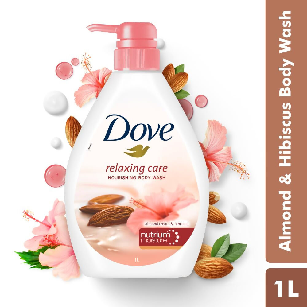 Dove Almond Cream & Hibiscus Moisturizing Body Wash – 1 L