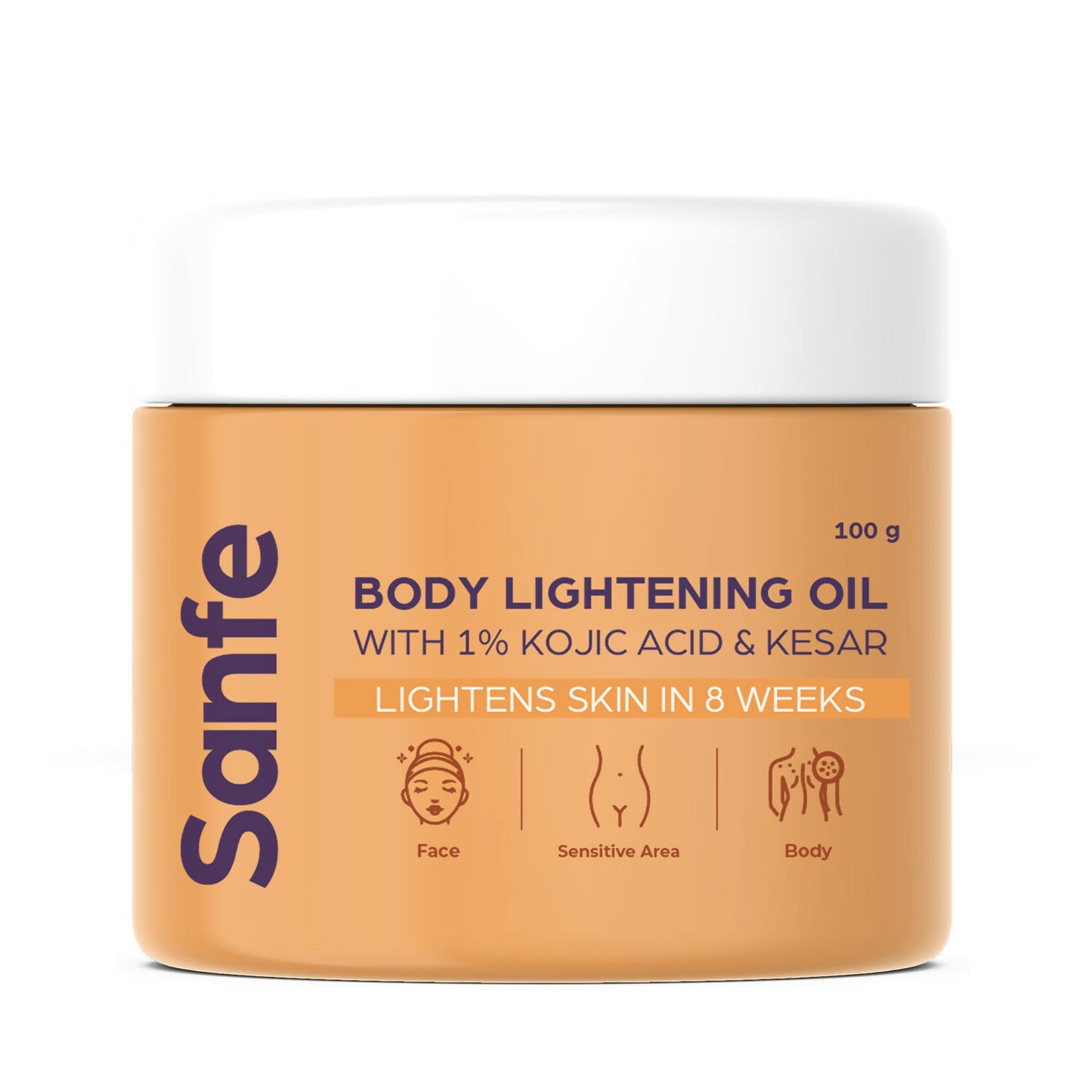 Sanfe Instant Glow Body oil gel | Instant Glow & Multivitamin Enriched For Even Tone Skin | Lightweight Moisturizing Body Oil | 24 Hrs Long-Lasting Radiance - 200ml