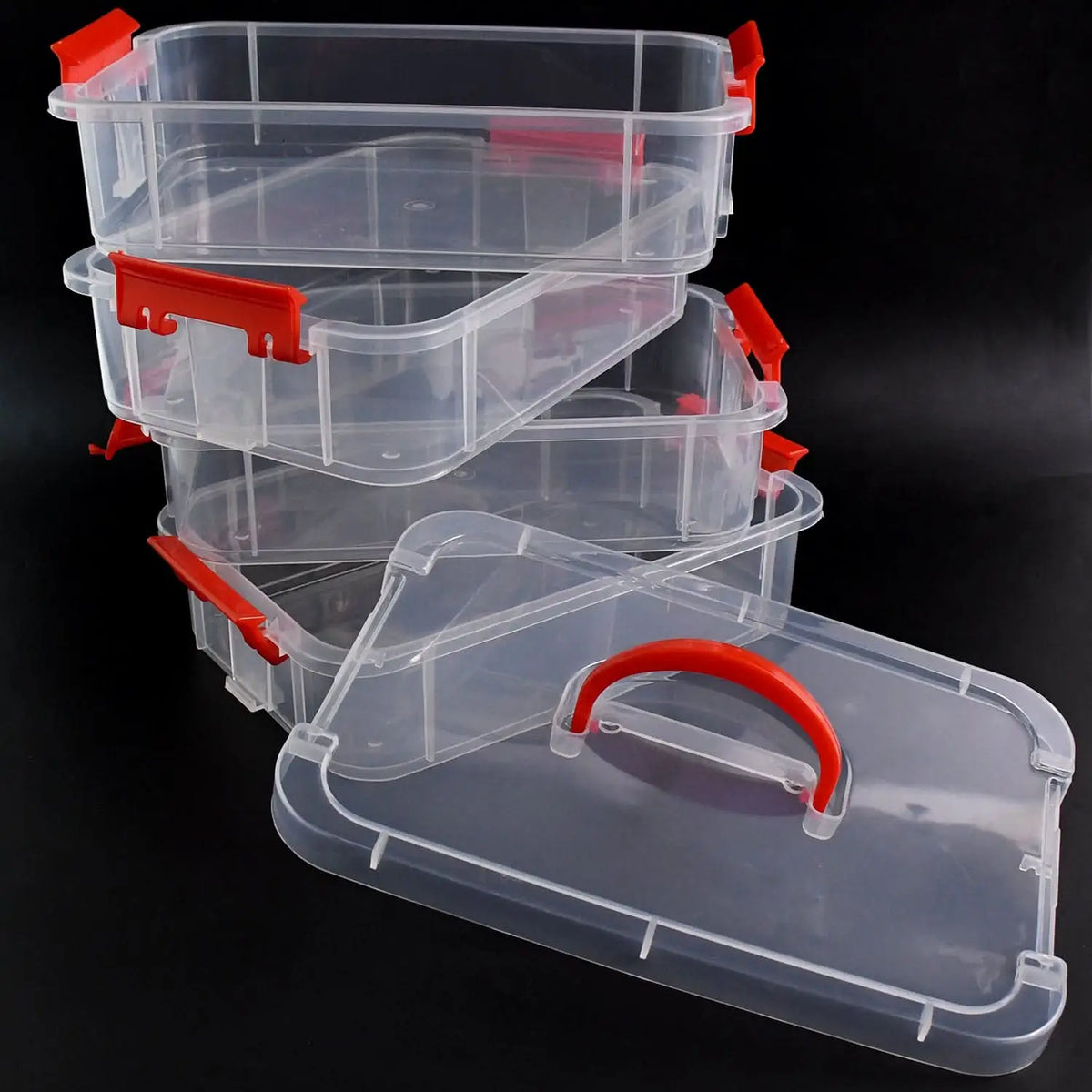 4-layer Transparent Multipurpose Plastic Storage Box HP DD