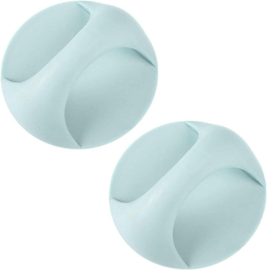 Self Adhesive Peel and Stick Plastic Handles Pull knob for Sliding Door, Drawer, Window & Cabinet (Pack of 2) - HalfPe