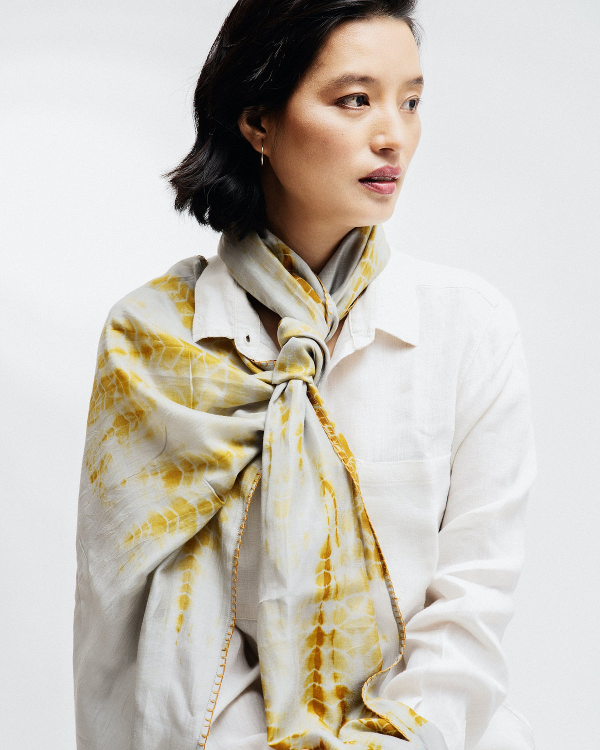 Reshmi Yellow Stole
