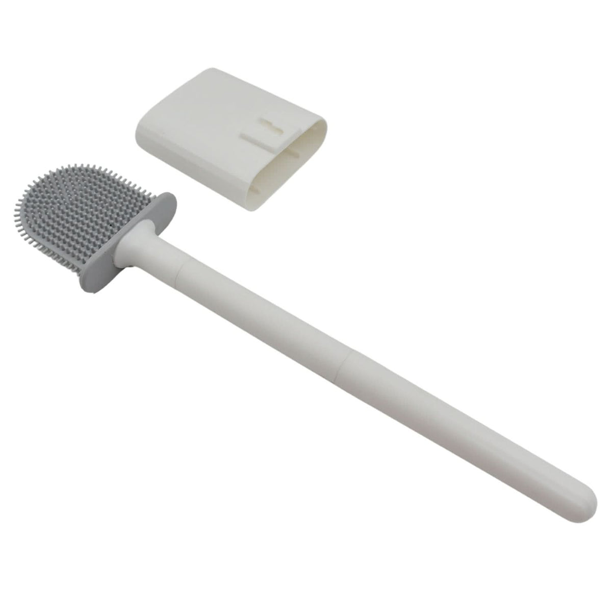 Portable Silicone Toilet Brush With Holder Flex Toilet Brush - Pack Of 1 HP DD