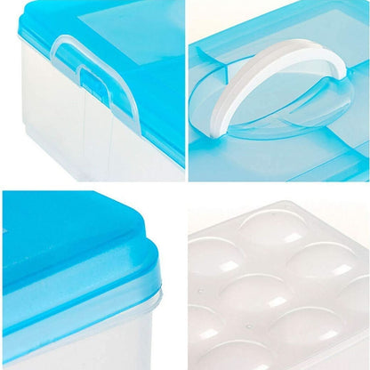 36-Grid Egg Box – Durable Plastic Egg Storage Container for Safe Organization