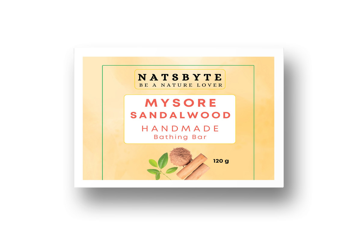 The Earth Trading Handmade Mysore Sandlewood Soap for Bath - 120g