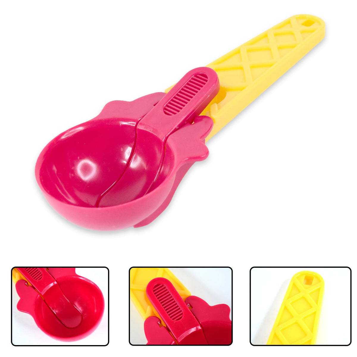 1-piece Plastic Ice Cream  Watermelon Scooper With Trigger Dipper HP DD