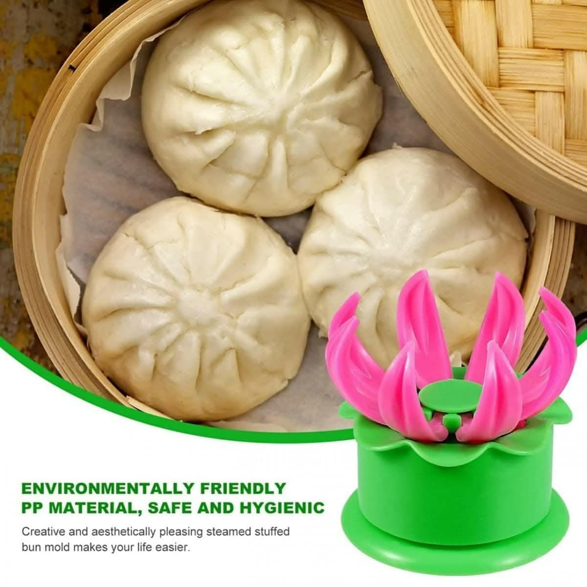 Dumpling Maker Momos Shape Plastic Tool - HalfPe