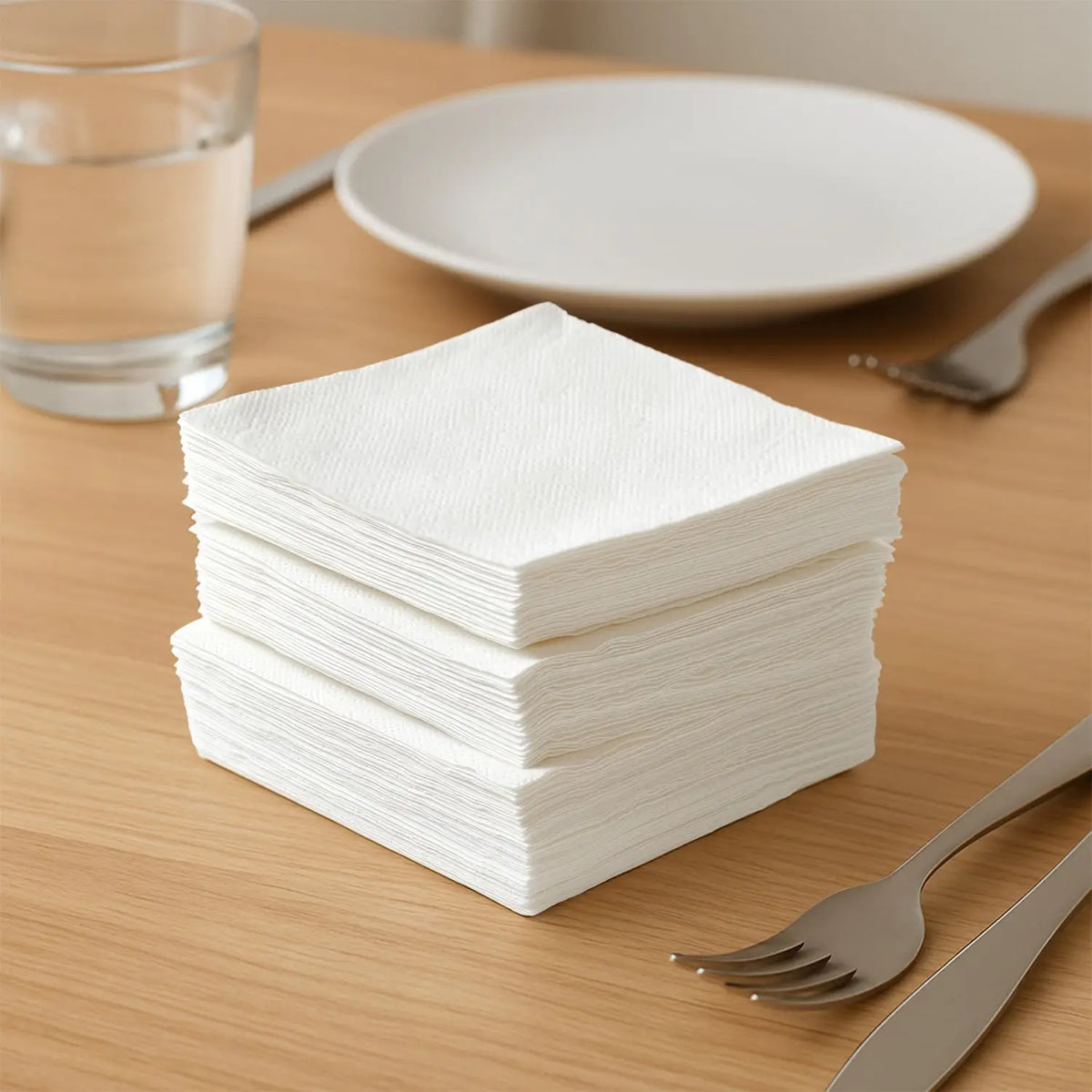 Soft  Absorbent Disposable Tissue Napkins  Paper (75 Pc) HP DD
