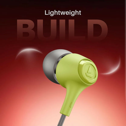 boAt Bassheads 95 Wired in Ear Phones, Lightweight ,Voice Assistant,120Cm Cable & 3.5Mm Jack(Multicolor)