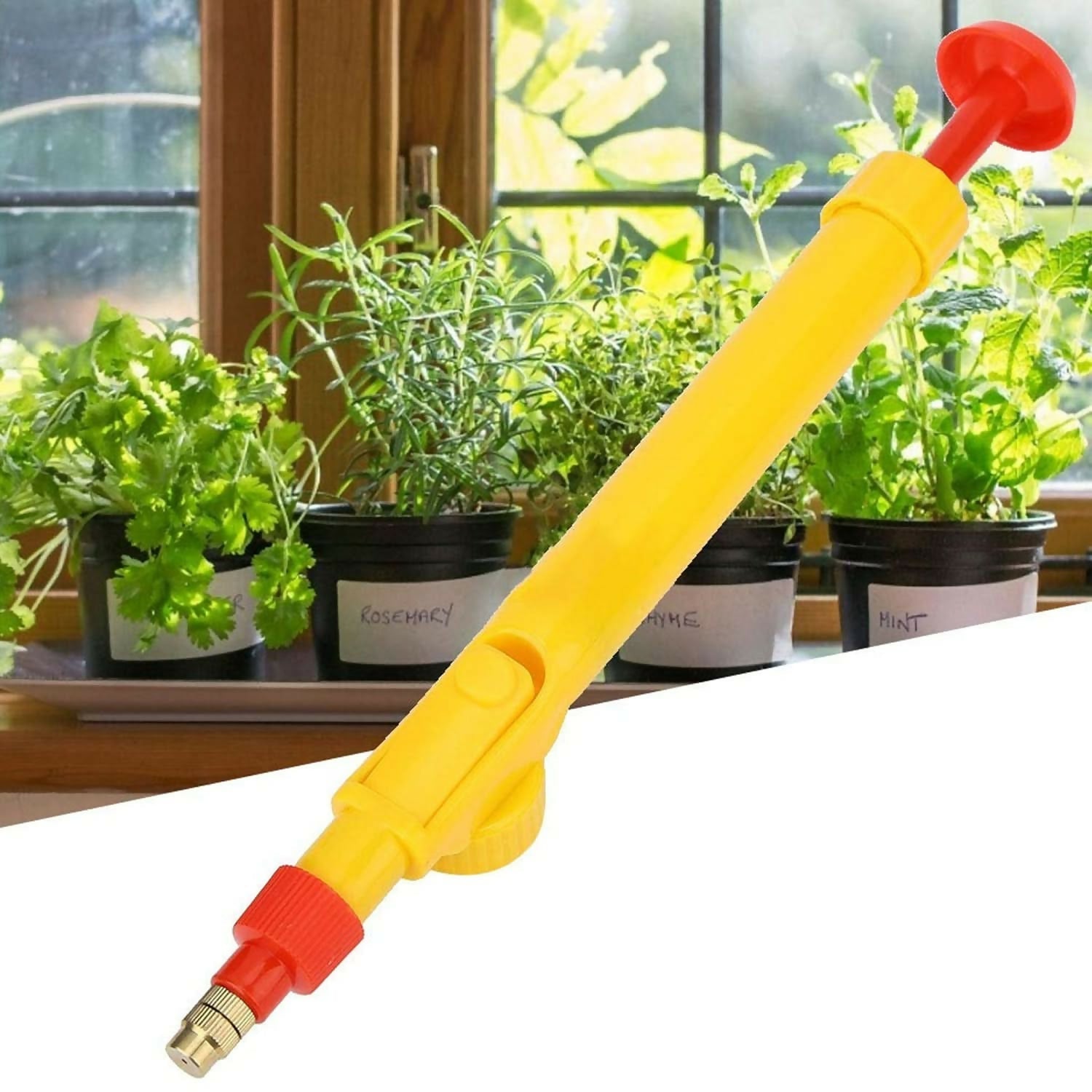 Manual Spray Bottle Nozzles – Adjustable Handheld Water Pump for Garden ABHI Mobiles