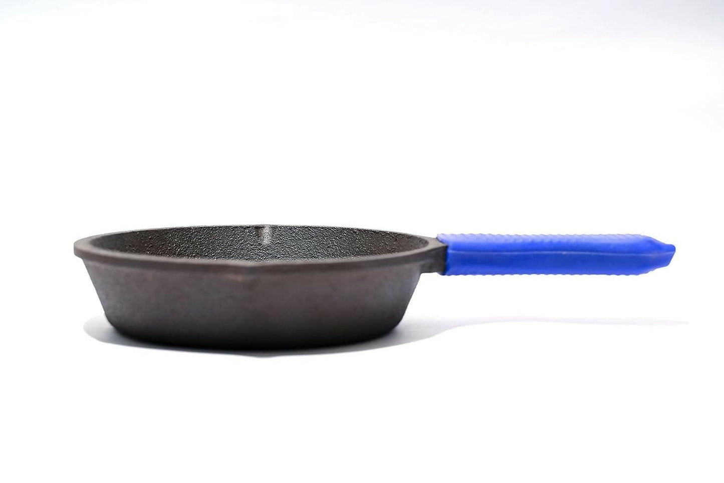 Cast Iron Mini Tadka Pan with Heat Resistant Grip (5 Inches) - HalfPe