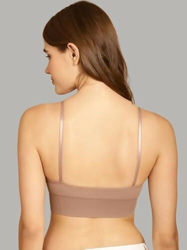 DaintyCLIQ "Easy Peasy" Women’s Sports Bra with Soft Molded Cups & Adjustable Straps (Pack of 1) DaintyCLiQ