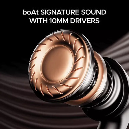 boAt Airdopes 318 Plus Bluetooth without Mic (Active Black, In the Ear)