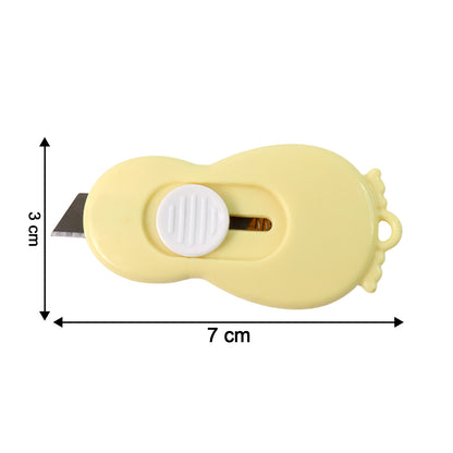Compact Mini Safety Cutter With Retractable Blade - (1 Pc)