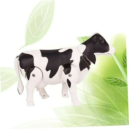 Battery Operated Walking Milk Cow Toy with Light and Sound – Fun for Kids