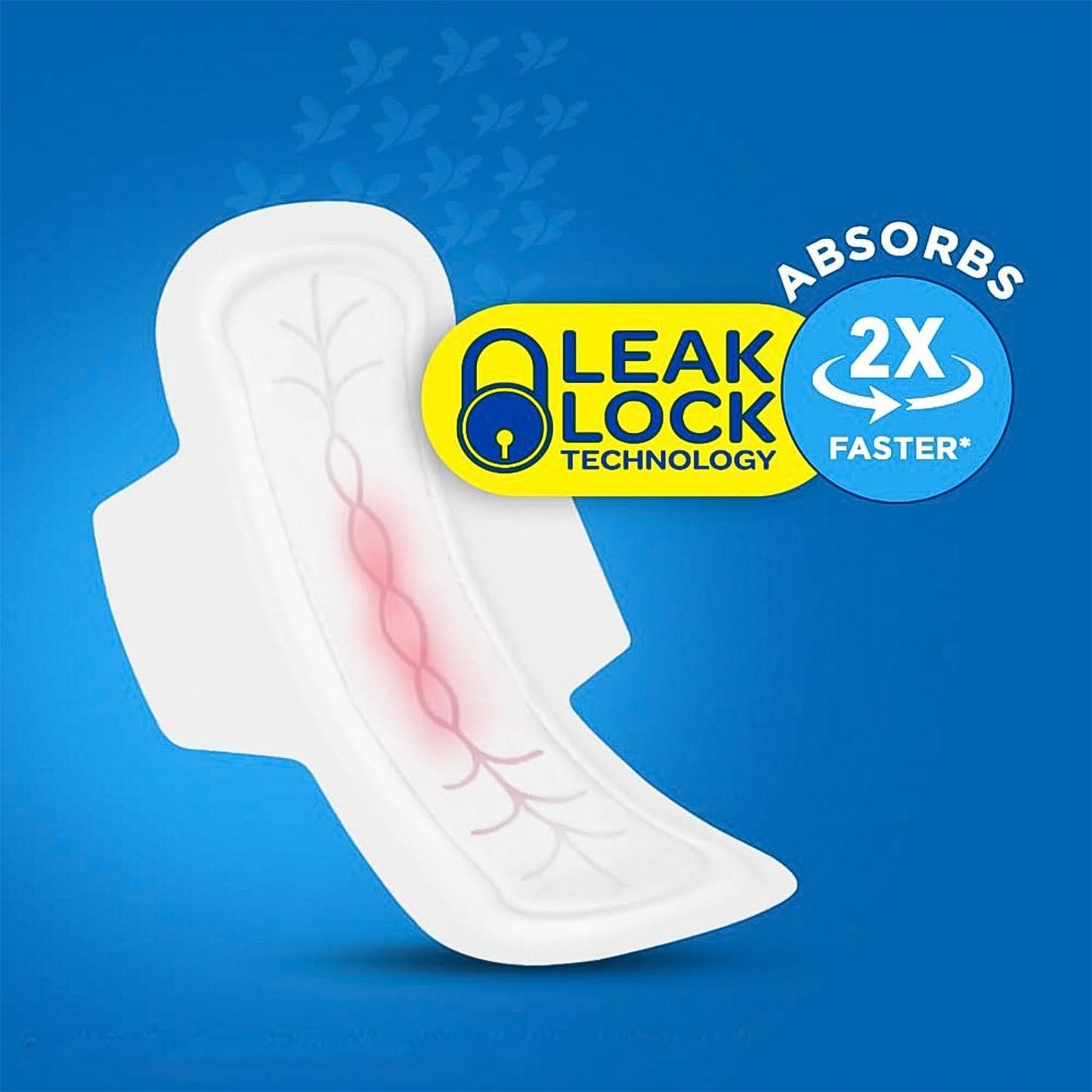 Blue Lady Extra Long Pads With Wides Wings Sanitary Pads (40-pack)