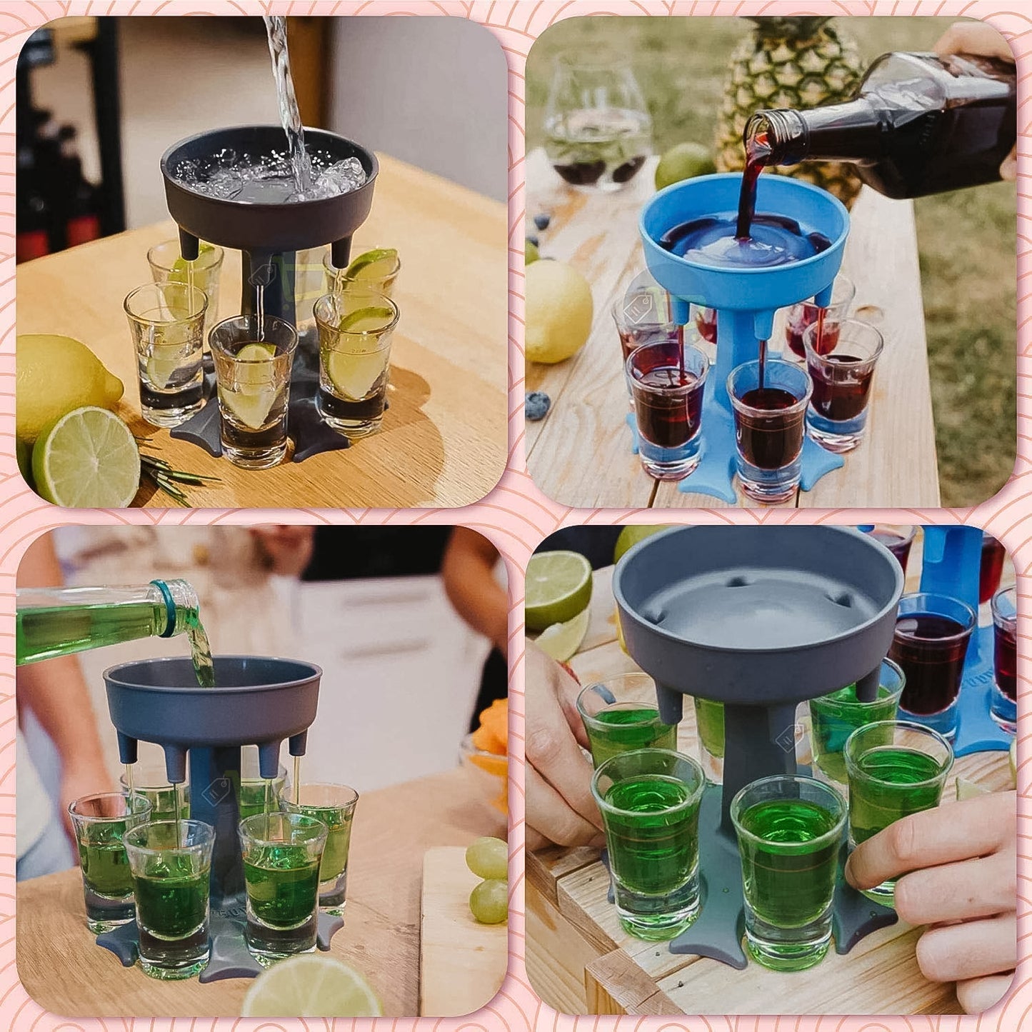 6-port Drink Dispenser Stand (1 Pc)