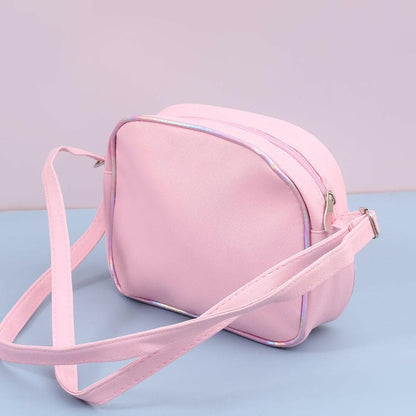 Classy And Cute Side Sling Bag (Pink) - HalfPe