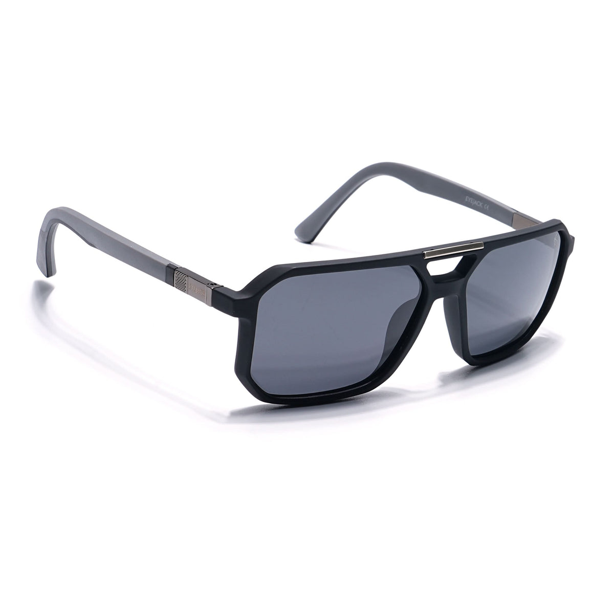 Eyejack Black Wayfarer Sunglasses for Men and Women - Style 1112 - view 2