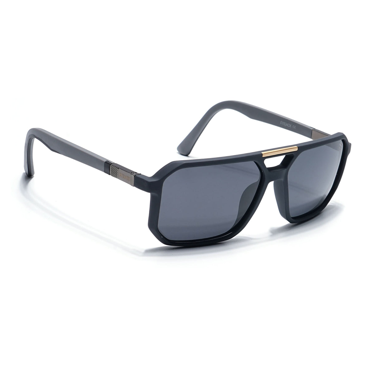 Eyejack Grey Wayfarer Sunglasses for Men and Women - Style 1113 - view 2