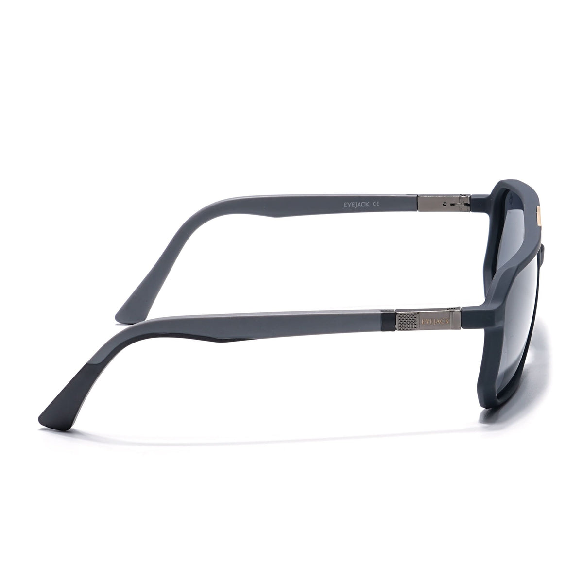 Eyejack Grey Wayfarer Sunglasses for Men and Women - Style 1113 - view 7