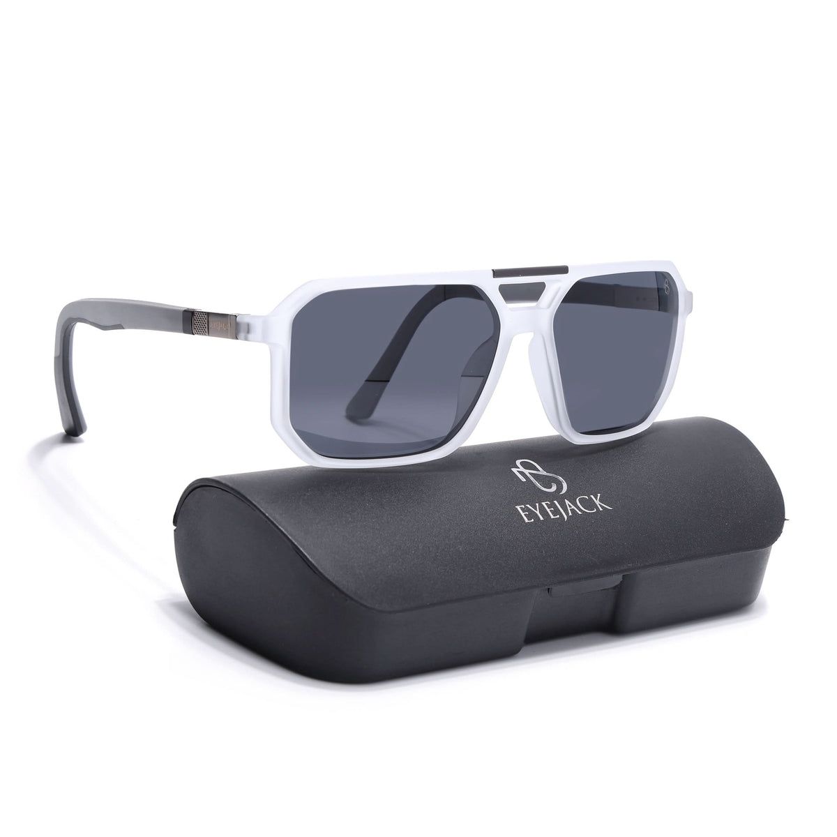 Eyejack Transparent Wayfarer Sunglasses for Men and Women - Style 1114 - view 8