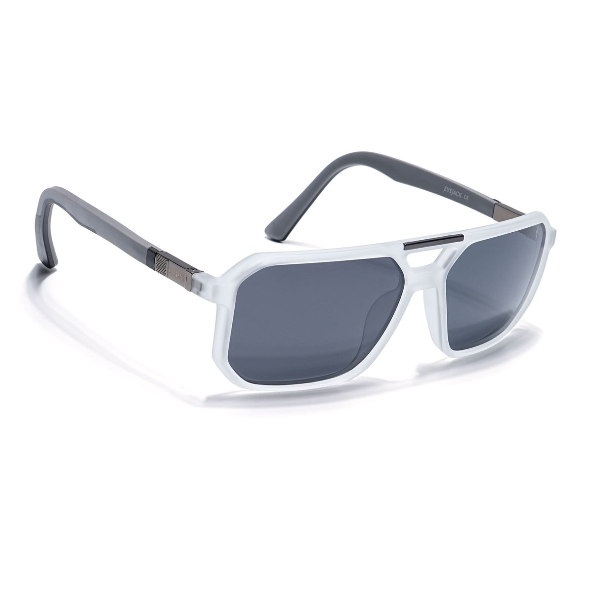Eyejack Transparent Wayfarer Sunglasses for Men and Women - Style 1114 - view 2