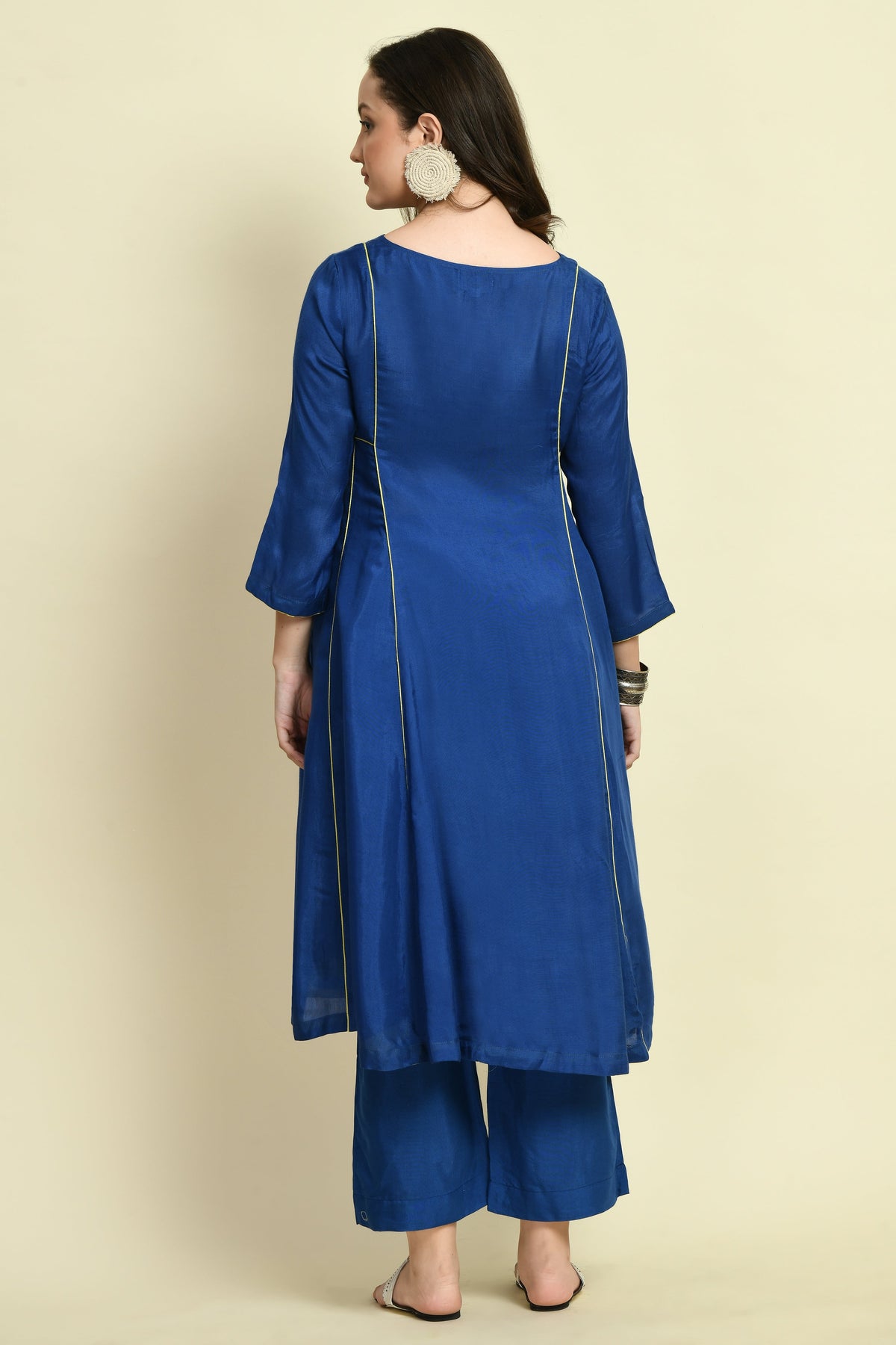 Royal Blue Kurta Set For Women