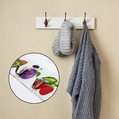 Transparent Adhesive Wall Hooks with Strong Multiuse Hooks for Home & Office (6 Pcs Set)