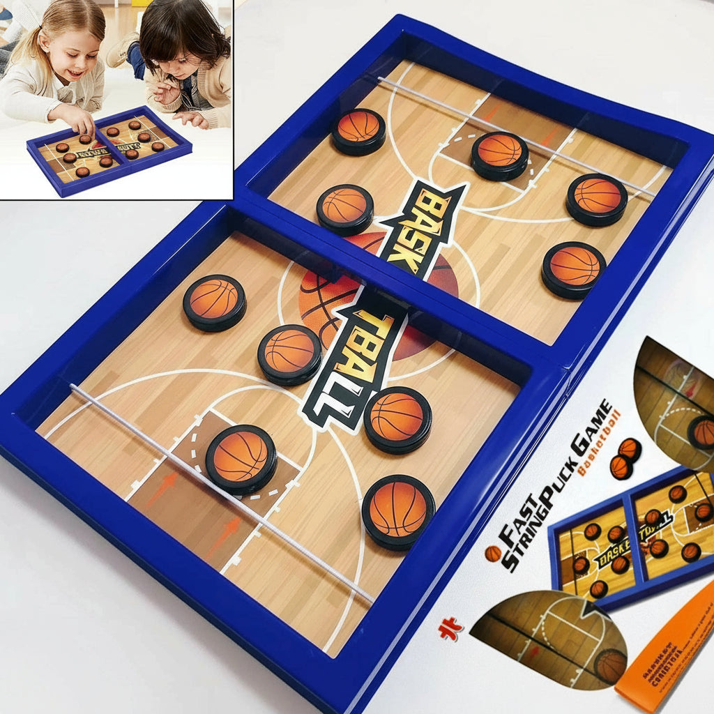 Fast Sling Basketball Puck Game Paced Table Desktop Battle Ice Hockey Game For Adults And Kids Parent-child Winner Board Games Interactive Toy Desktop Table Game17632_desktop_basketball_puck_game