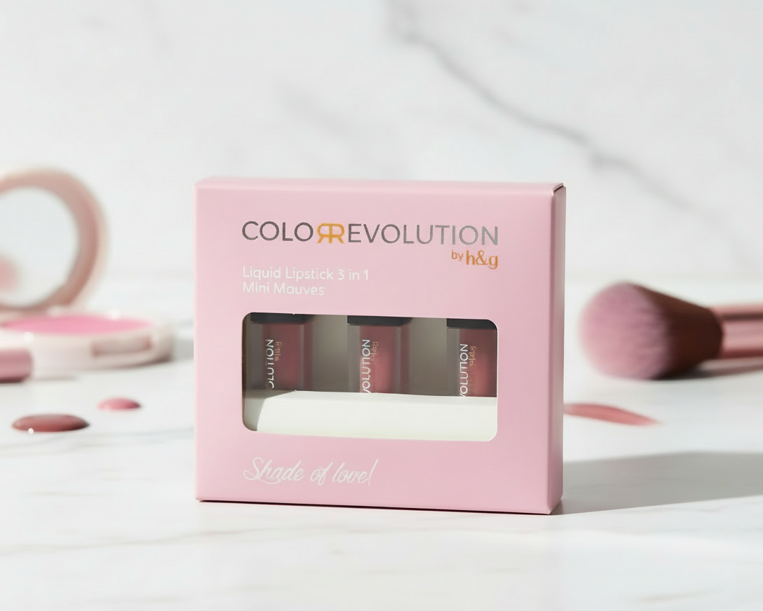 Color Revolution 3 in 1 mini liquid lipstick - Mauves - Shade of love