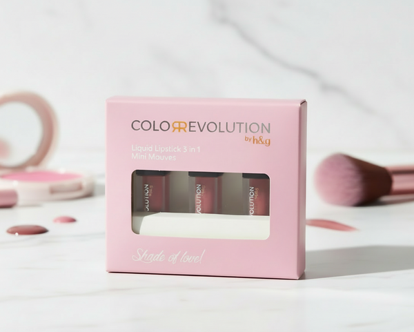 Color Revolution 3 in 1 mini liquid lipstick - Mauves - Shade of love