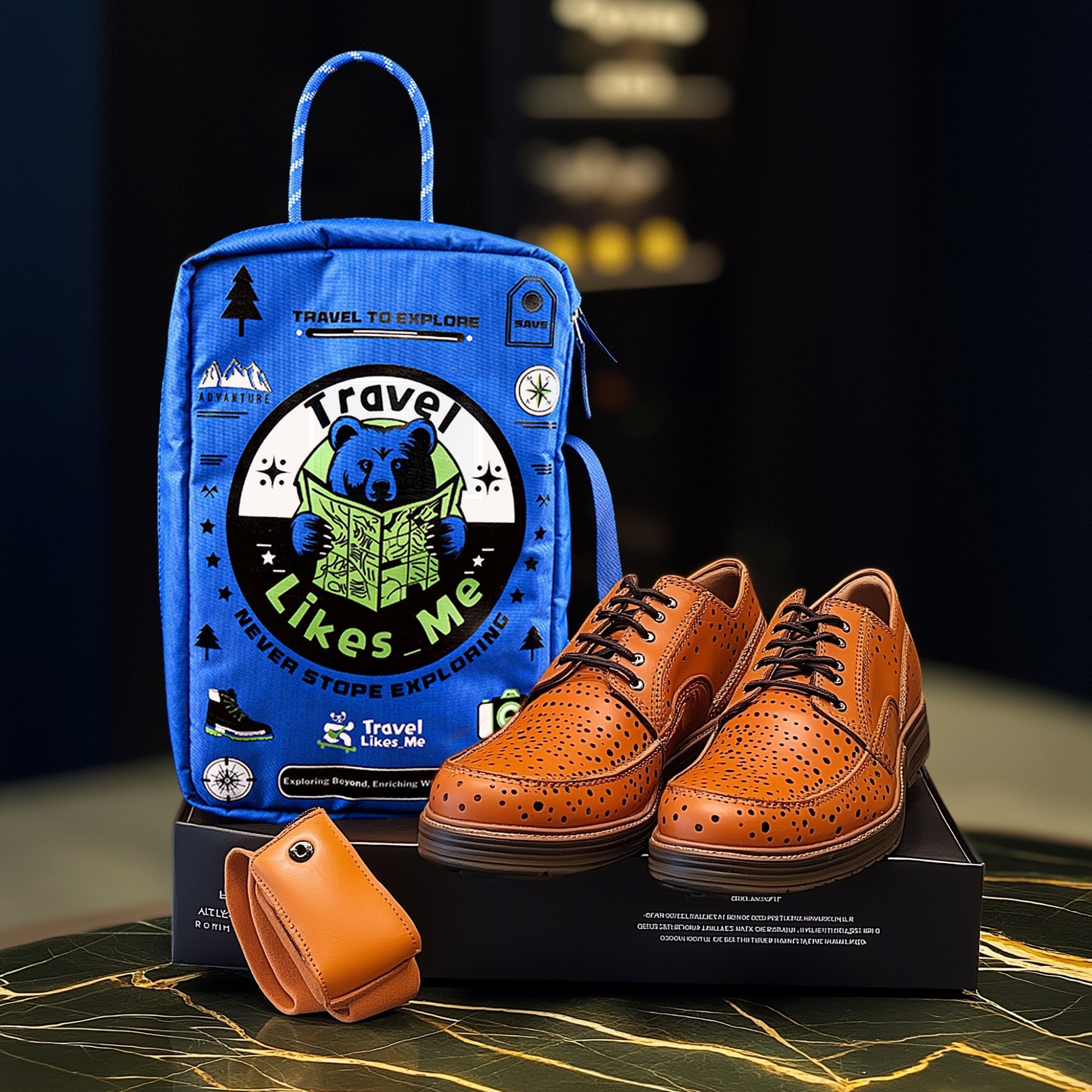 TLM Travel Shoe Box – 12L,Stylish and cross body.