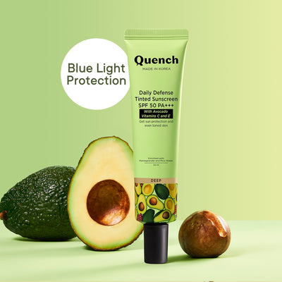 Quench Daily Defense Tinted Sunscreen SPF 50 Pa+++ (Very Deep) 50Ml (699)