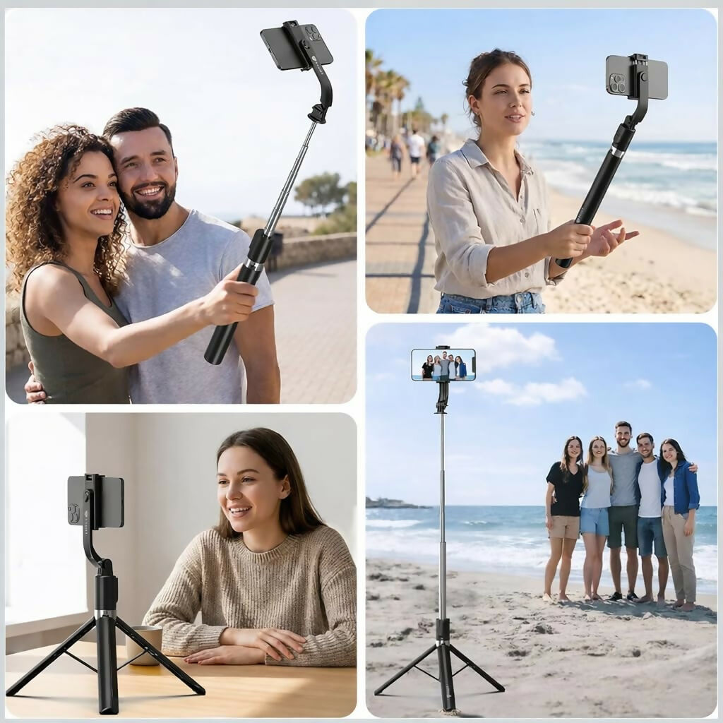 3-in-1 Bluetooth Selfie Stick with Tripod & LED Light Dreams Gadgets