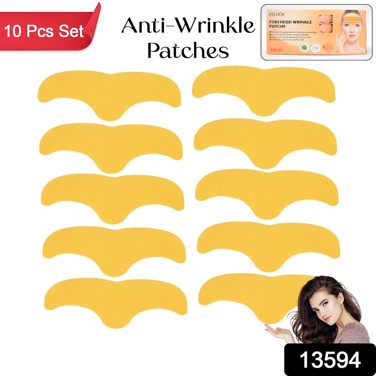 Forehead Wrinkle Patches Face Wrinkle Patches (10 Pcs Set) HP DD