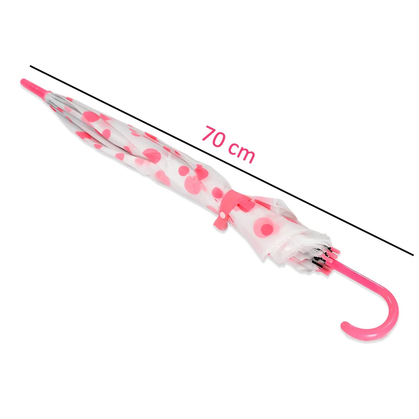 Dot Printed Umbrella For Men And Women Multicolor