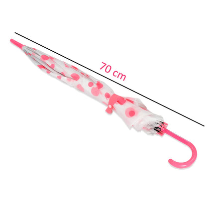 Dot Printed Umbrella For Men And Women Multicolor