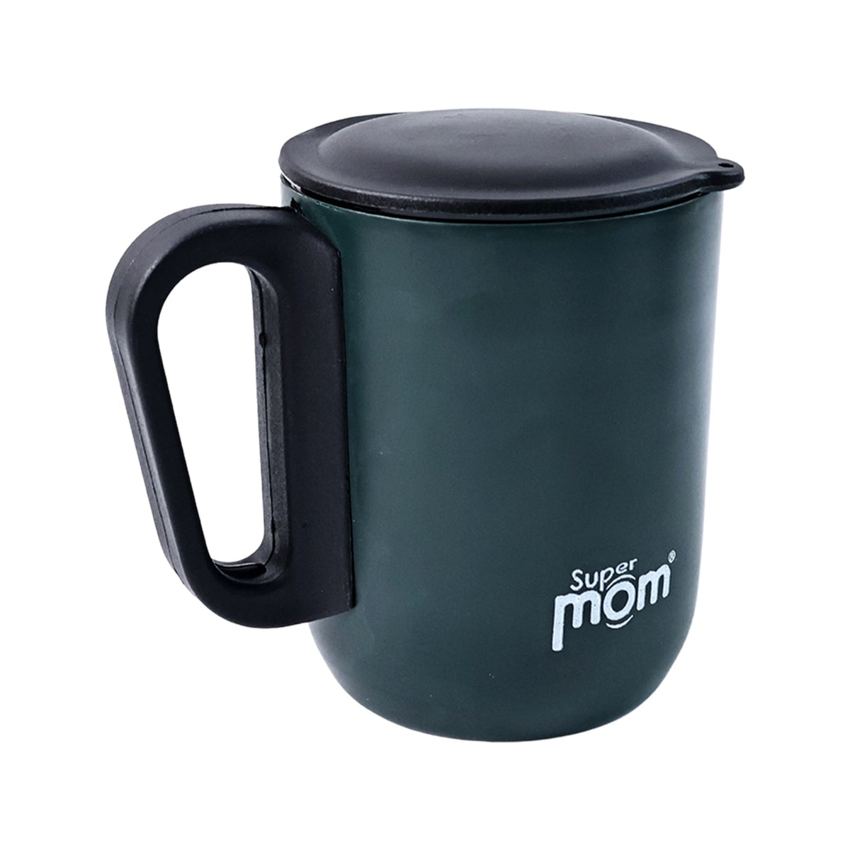 Supermom Metallic Stainless Steel Insulated Mug With Lid Approx 300ml (1 Pc) HP DD