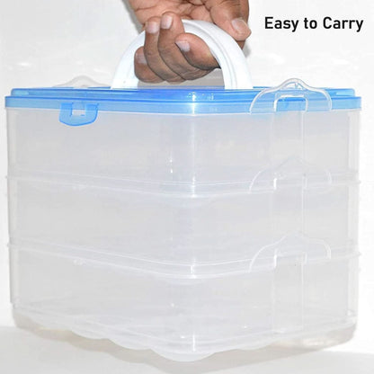 36-Grid Egg Box – Durable Plastic Egg Storage Container for Safe Organization