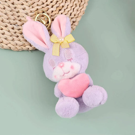 Ultra-Plush Bunny Keychain Perfectly Cuddly Companion for Kids - HalfPe