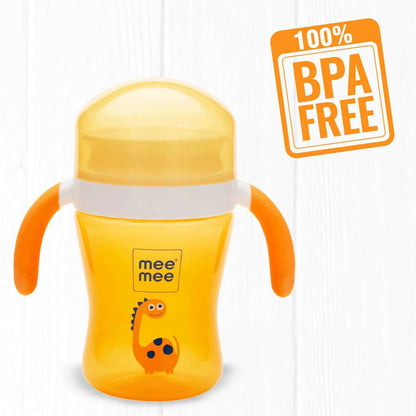 Mee Mee Easy Grip 360 Trainer Sipper Cup (Orange, 240 Ml)